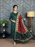 Kalamkari Unstitched Cotton 3 Piece  NB-521204