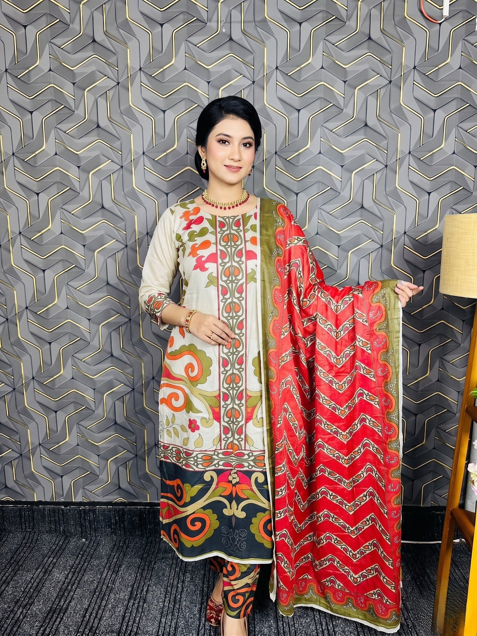 Coco by Zara Shahjahan Unstitched Cotton 3 Piece