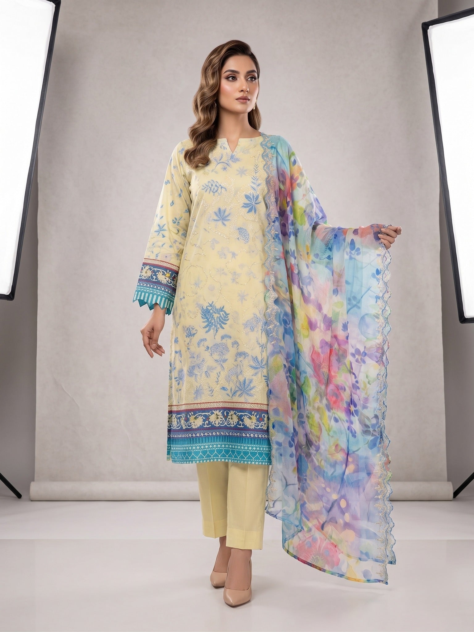 Morja by guljee ( Original Pakistani Collection)-3 Piece SF-830208