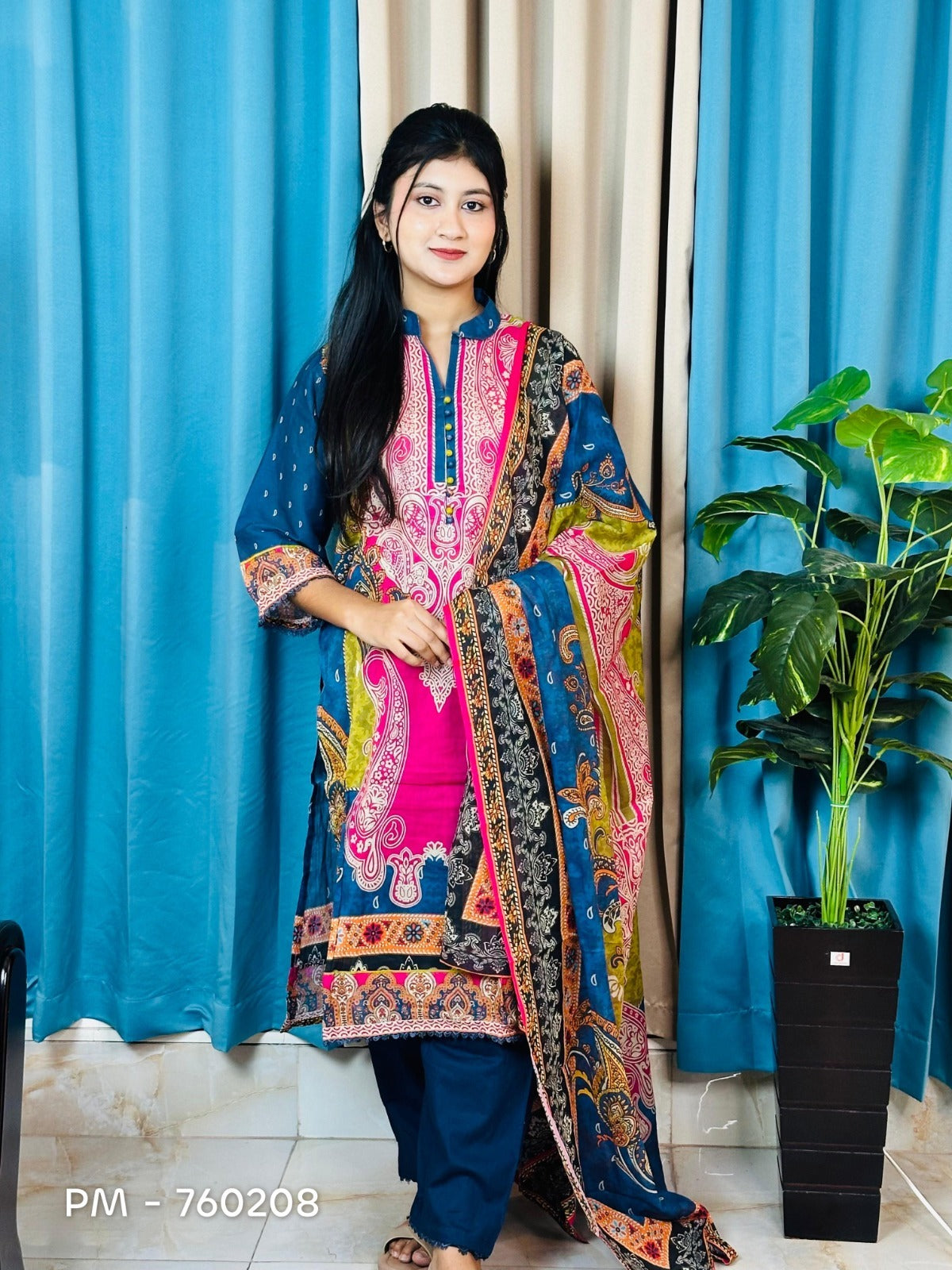 Readymade Pakistani Inspired Gul Ahmed Collection PM-760208