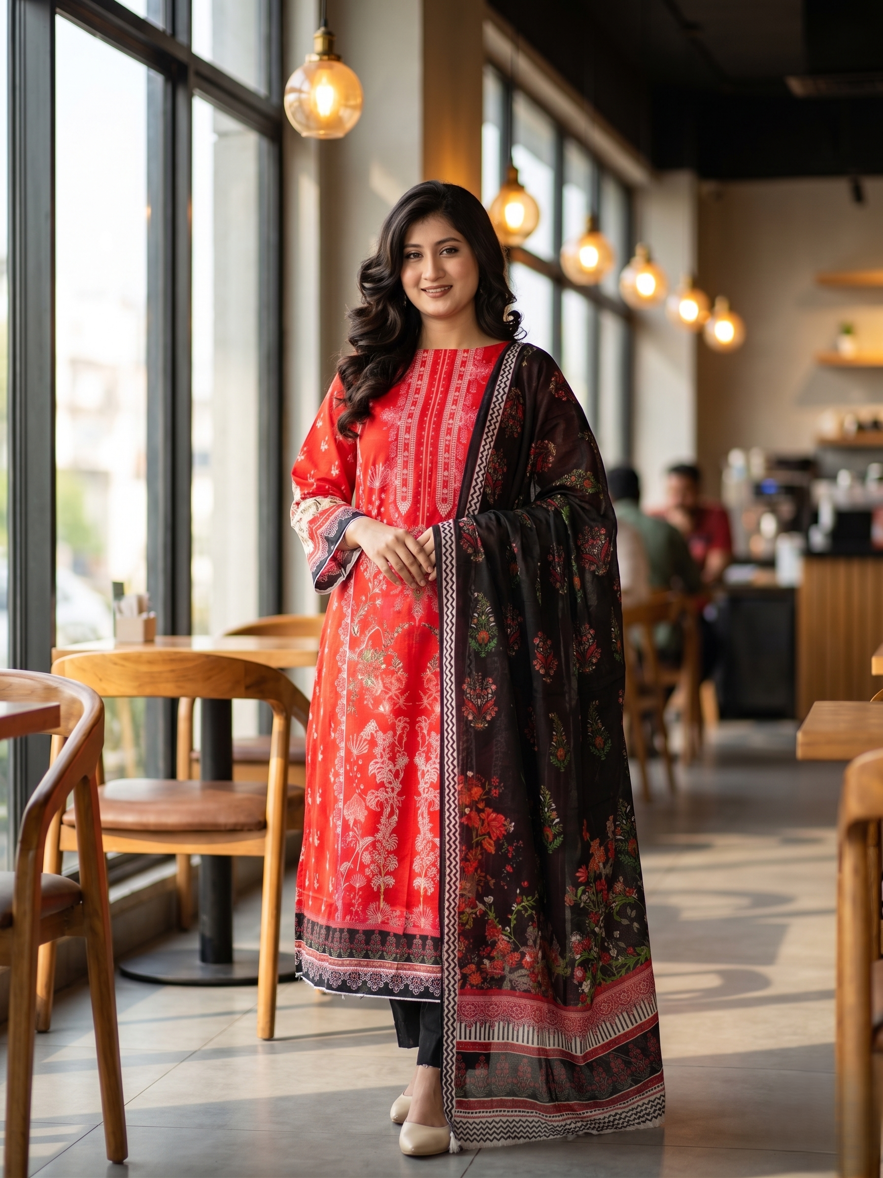 Bin Hamid  Unstitched Cotton 3 Piece  NB-241206
