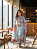 Zam Zam Unstitched Cotton 3 Piece  PB-724416