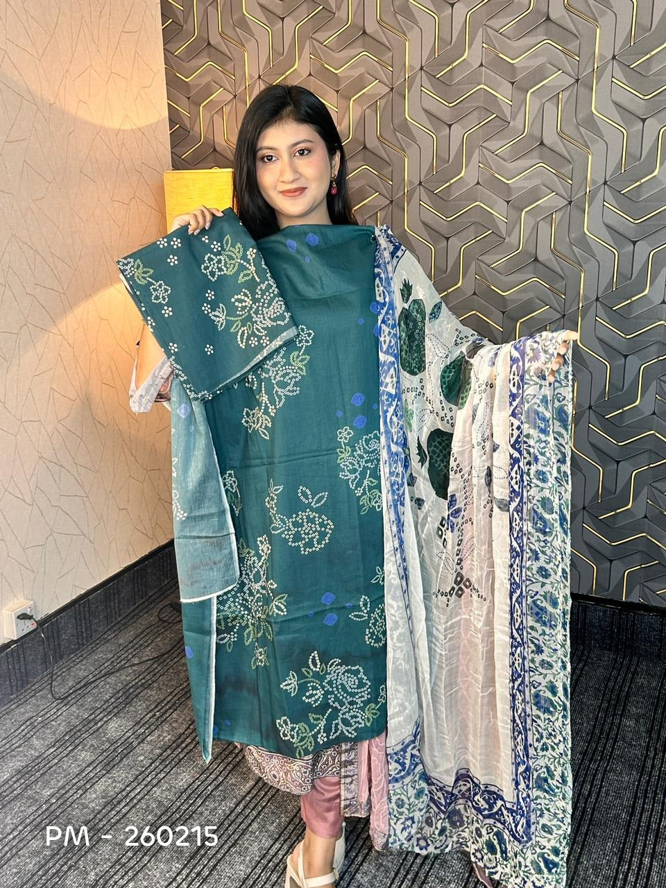 Premium Coco Print Unstitched 3 Piece PM-260215