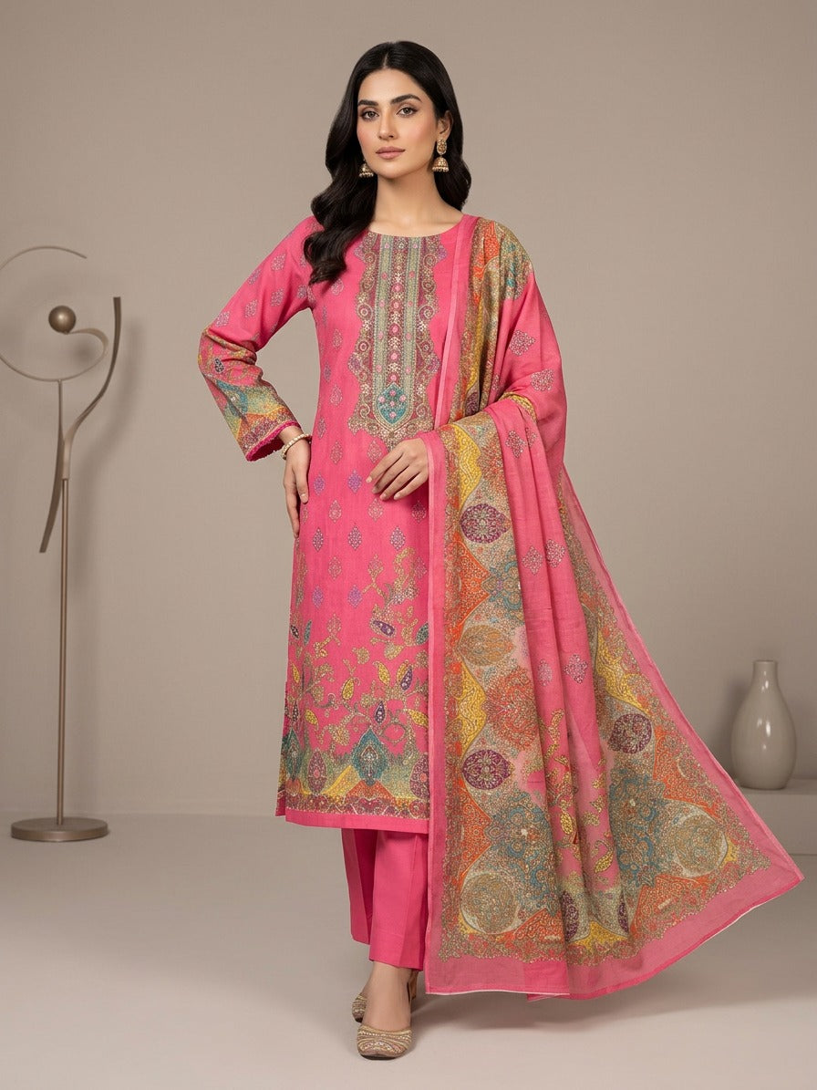Indian Rakhi Boutique Unstitched 3 Piece  SF-720210
